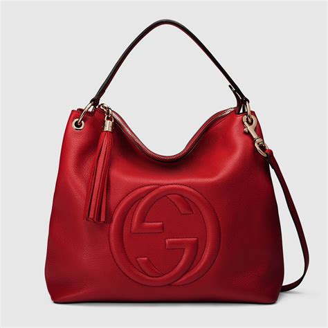 chales gucci|Gucci leather handbags.